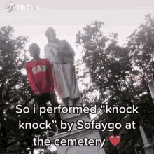 Sofaygo Knock Knock GIF - Sofaygo Knock Knock Cemetery GIFs