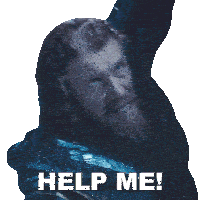 Help Me King Nereus Sticker - Help Me King Nereus Aquaman And The Lost Kingdom Stickers