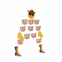 dance perfect100 boots emoji