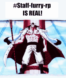 Staff Furry Rp The One Piece Is Real GIF - Staff Furry Rp The One Piece Is Real Whitebeard GIFs