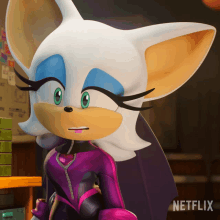 Dumbfounded Rouge The Bat GIF - Dumbfounded Rouge The Bat Sonic Prime GIFs