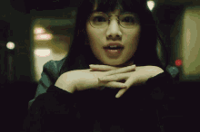 Nana Komatsu Pointing GIF