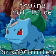 Trying Not To Be Disappointed Bulbasaur GIF - Trying Not To Be Disappointed Bulbasaur Looking Around GIFs
