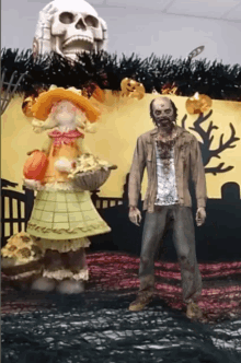 Happy Halloween Zombie GIF - Happy Halloween Zombie Trick Or Treat GIFs