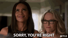 Sorry Youre Right GIF - Sorry Youre Right Lesley Ann Brandt GIFs