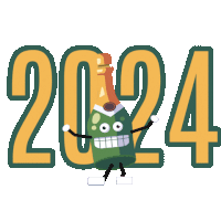 2024 Bye 2023 Sticker - 2024 Bye 2023 Happy New Year Stickers