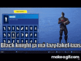 Epic Black GIF - Epic Black Knight GIFs