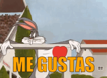 Conejo Bugs Bunny GIF - Corazon Me Gustas Bugs Bunny GIFs