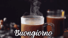 Buongiorno Natalizio Buon Dì Caffè Tè Caldo Svegliarsi Alzarsi GIF - Good Morning Tea Hot Coffe GIFs