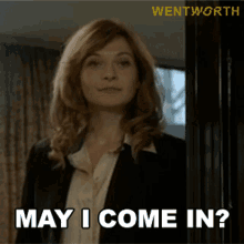 May I Come In Erica Davidson GIF - May I Come In Erica Davidson Wentworth GIFs