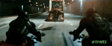 Double Punch GIF - Tmnt2 Chase Jump GIFs