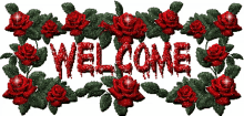 welcome w roses