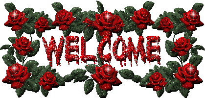Welcome W Roses Sticker - Welcome W Roses Stickers