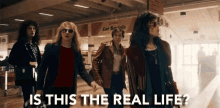 Is This The Real Life Walk GIF - Is This The Real Life Walk Squad GIFs