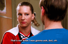 Glee Brittany Pierce GIF - Glee Brittany Pierce Thats Not What I Was Gonna Ask GIFs