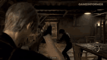 Resident Evil4remake Rifle GIF - Resident Evil4remake Rifle Reload GIFs