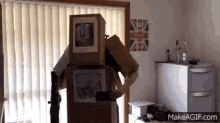 bastion overwatch cardboard cardboard box cardboard robot