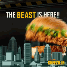 Cheezilla Beast Is Here GIF - Cheezilla Beast Is Here Kfc GIFs