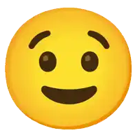 a yellow smiley face with a smile on its face