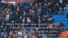 Not In My Lifetime Alex Ferguson GIF - Not In My Lifetime Alex Ferguson Mancity Humilates Manutd GIFs