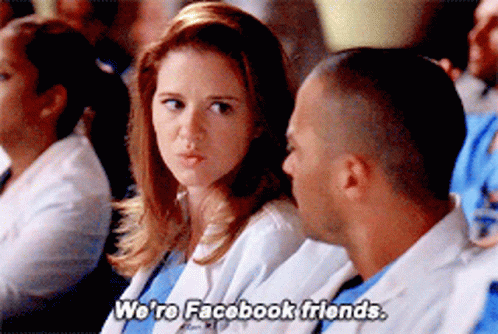 Greys Anatomy April Kepner GIF - Greys Anatomy April Kepner Were Facebook Friends GIFs