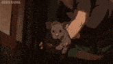 a cartoon drawing of a mouse with the words nddds sama on the bottom right