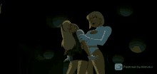 a screenshot of a cartoon with the words fastreel by movavi on the bottom