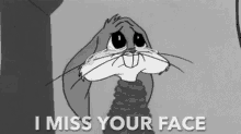 Bugs Bunny I Miss Your Face GIF - Bugs Bunny I Miss Your Face Crying GIFs