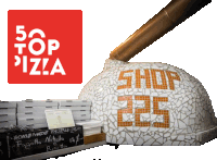 Shop225 Best Pizza Sticker - Shop225 Best Pizza Best Pizza Melbourne Stickers