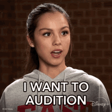 I Want To Audition Nini GIF - I Want To Audition Nini High School Musical The Musical GIFs