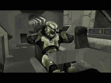 Halo Chief GIF - Halo Chief Dealwithit GIFs