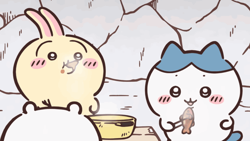 ちいかわ うさぎ GIF - ちいかわ うさぎ ハチワレ - Descobreix