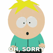 oh sorry butters stotch south park south park the streaming wars south park s25e8
