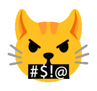 Kitty Angrykitty Sticker