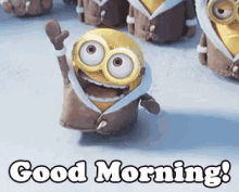 Goodmorning Minions GIF - Good Morning Minion Despicable Me GIFs