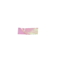 a piece of pink tape on a white surface