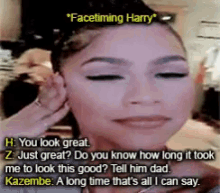 Zendaya Thats All I Can Say GIF - Zendaya Thats All I Can Say Face Time GIFs