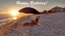 Birthday Beach Sunset GIF