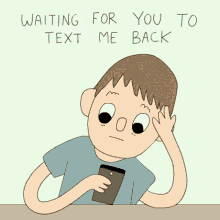 text reply message waiting waiting for you to text me back