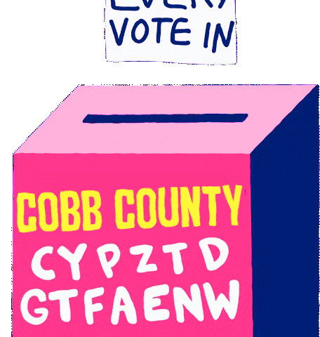 Every Vote Must Be Counted Count Every Vote Sticker - Every Vote Must Be Counted Count Every Vote Georgia Stickers