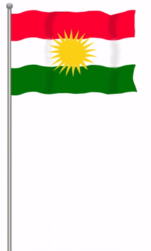 flag of kurdistan kurdish %D8%B9%D9%84%D9%85