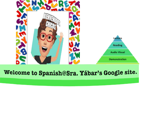 Habla Con Sra Yábar Welcome To Spanish Sra Sticker - Habla Con Sra Yábar Welcome To Spanish Sra Yabars Google Site Stickers