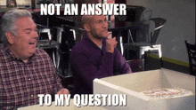 Parks And Rec Not An Answer GIF - Parks And Rec Not An Answer Keegan-michael Key GIFs