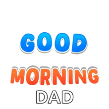 a cartoon cat is giving a thumbs up in front of the words good morning moddad