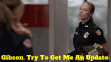 Station19 Maya Bishop GIF - Station19 Maya Bishop Gibson Try To Get Me An Update GIFs