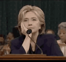 Hillary Clinton Bored GIF - Hillary Clinton Bored GIFs