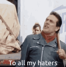 Negan Haters GIF - Negan Haters Flipping Off GIFs