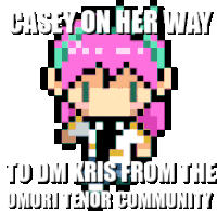 Omori Casey Sticker - Omori Casey Aubrey Stickers