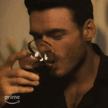 Drinking Wine Mason Kane GIF - Drinking Wine Mason Kane Richard Madden GIFs