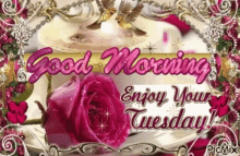 Good Morning Rose GIF - Good Morning Rose Tuesday GIFs